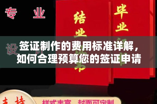 吴忠签证制作的费用标准详解，如何合理预算您的签证申请成本